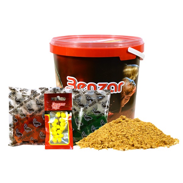 Benzar Mix Krmítková Směs Instnt Groundbait Mix 3 kg + Nástrahy - Tolstolobik