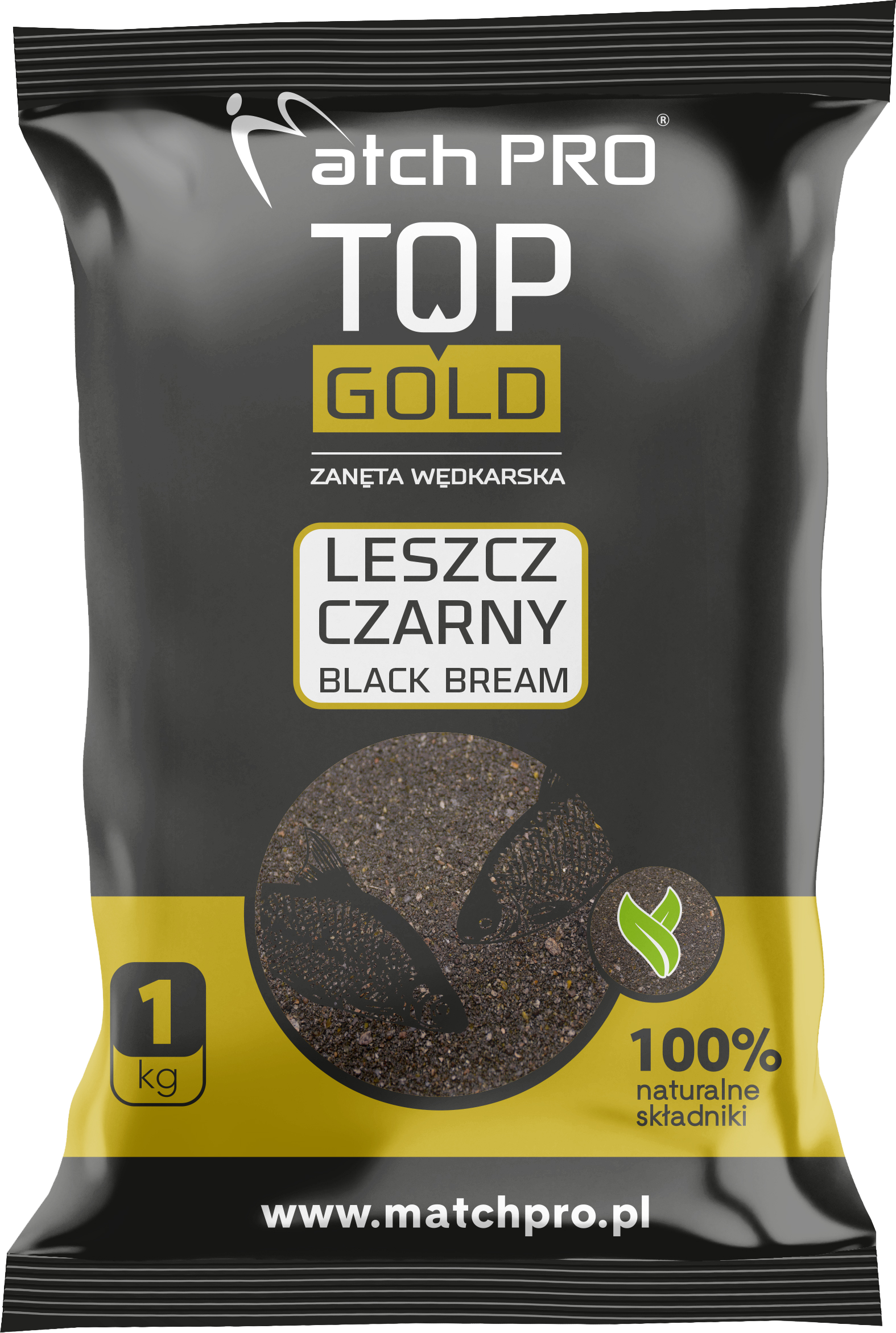 MatchPro TOP GOLD Černý Cejn 1kg