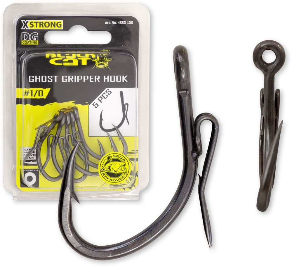 Black Cat Háček Ghost Gripper DG Coating 5ks Vel. 3/0
