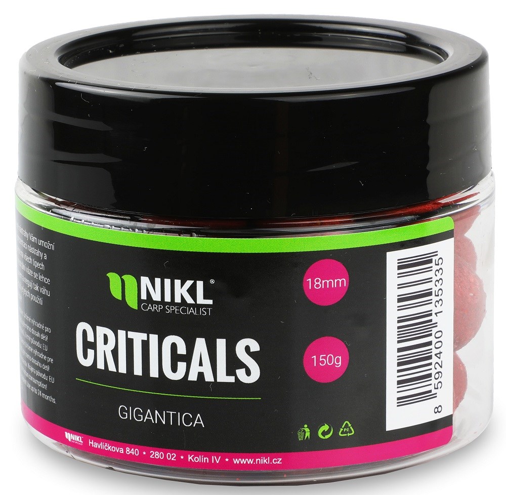 Nikl Criticals boilie Gigantica 150g 24mm