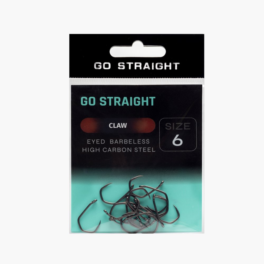 Háček Go Straight - Claw Bez protihrotu 15ks Vel.6