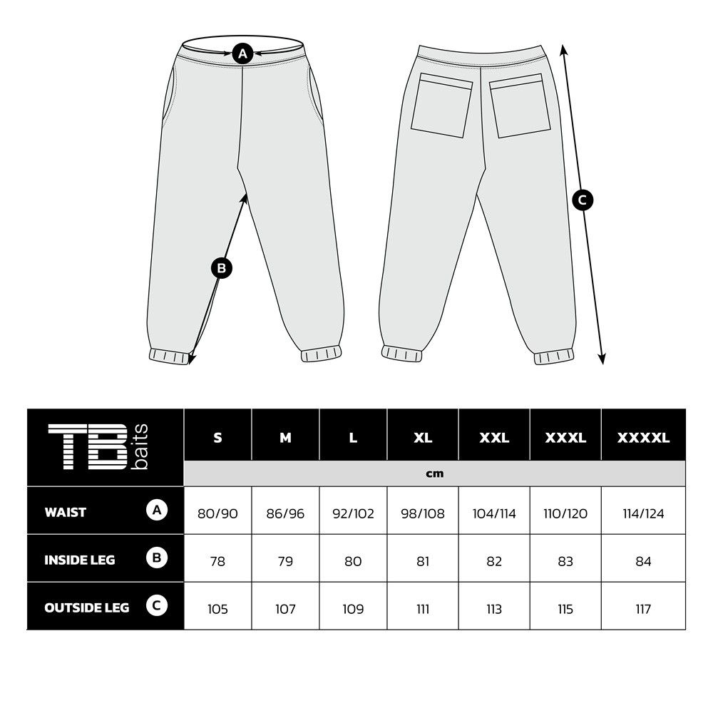 TB Baits Tepláky Green Vel. L