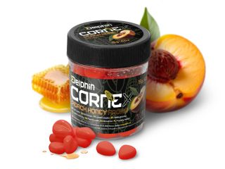 Umělá nástraha Delphin CorneX Pop Up / Medová Broskev