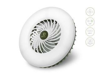 Ventilátor se světlem Delphin Ventix