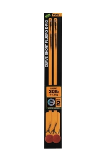 Fox Návazec Edges Curve Short Fluoro D-Rigs 2 ks 11,3kg Vel. 2
