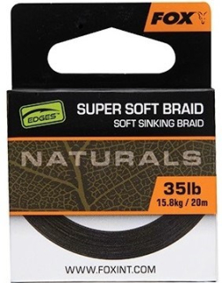 Fox Návazcová Šňůrka Naturals Soft Braided Hooklength 20m 25lb