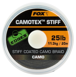 Fox Návazcová Šňůrka Edges Camotex Stiff 20m 25lb