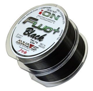 Vlasec AWA-S Ion Power Fluo+ Black - 2X300m/600m 0,261mm 8,95kg