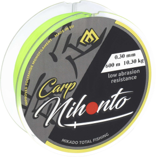 Vlasec Mikado Nihonto Carp 600m 0,28mm 8,80kg - Fluo