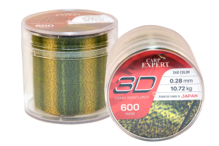Carp Expert Vlasec 3D 600m 0,28mm 10,72kg
