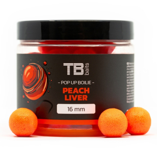 TB Baits Plovoucí Boilie Pop-Up Orange Peach Liver + NHDC 65 g 16mm