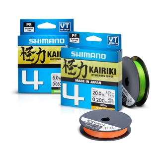 Shimano Splétaná Šňůra Kairiki 4 150m 0,06mm 4,4kg - Mantis Green