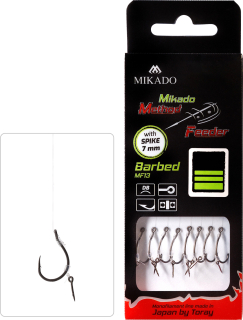 Mikado Method Feeder Rigs 8ks Vlasec 0,23mm 10cm vel. 10