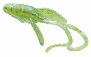 Nymfa Berkley Powerbait Nymph 2,5cm CSF-fluo/žlutá+Gliter