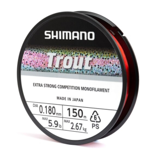 Shimano Line Trout Competition 150m 0,12mm 1,29kg - Red