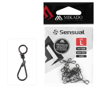 Mikado Karabinka 10ks 30kg Vel. L