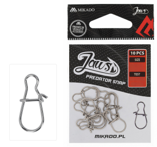 Mikado Karabinka Jaws 10ks Vel. L