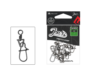 Mikado Karabinka Jaws 10ks 15kg Vel. L