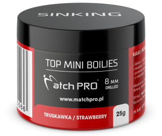 MatchPro Top Mini Boilie 8mm 25g - Jahoda