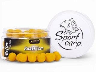 Sportcarp plovoucí boilies Reflex 150 ml 15 mm - Sladká Kukuřice