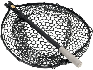 Westin Podběrák Skládací W3 C&R Adjustable Full Rubber Mesh Landing Net 70-110 cm 45x55x35 cm