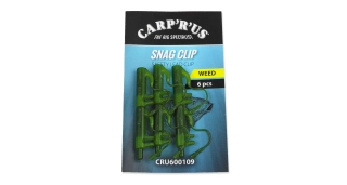 Carp´R´Us Vypínací závěsky Snag Clip 6ks Weed