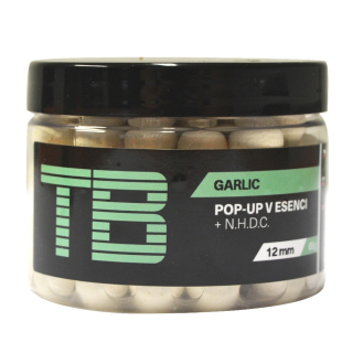 TB Baits Plovoucí Boilie Pop-Up White Garlic + NHDC 65g 12mm