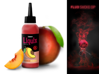 Fluo dip D SNAX LiquiX / Mango-Broskev