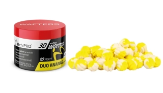 MatchPro Top Worm Wafters Duo 10mm 20g - Ananas