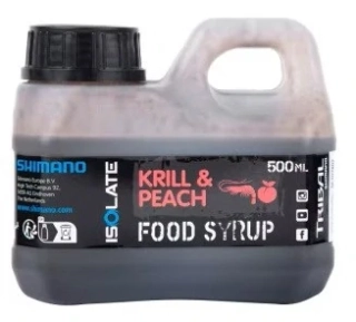 Shimano Booster Isolate Krill Peach Food Syrup 500 ml