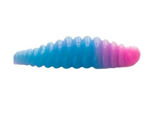 Moonky Worm 38mm DC01 Pink Bubblegum / Ultra Blue - Cheese (10ks)