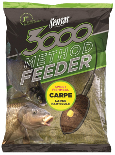 Sensas Krmení 3000 Method Carpe Sweet Fishmeal 1kg