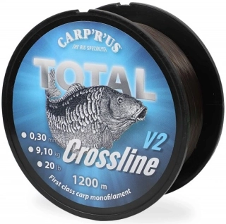 Carp´R´Us Vlasec Total Crossline V2 Brown 0,30mm 1200m