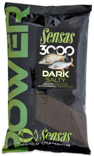 Sensas Krmení 3000 Power Dark Salty 1kg