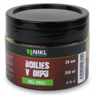 Nikl Boilies V Dipu Kill Krill 250g 20mm