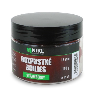 Nikl Rozpustné Boilies Strawberry 150g 14mm