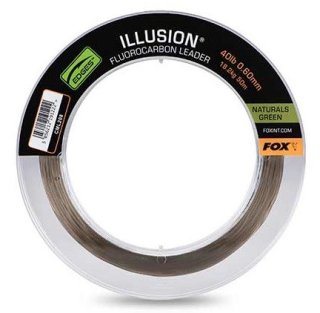 Fox Fluorocarbon Edges Illusion Leader Naturals Green 50 m 0,50 mm 13,6 kg