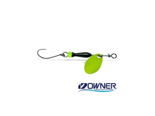 Třpytka Classic Barbless vel.1 - Fluo Yellow Black/Chartreuse body