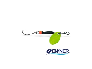 Třpytka Classic Barbless vel.1 - Fluo Yellow Black/Orange body