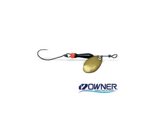 Třpytka Classic Barbless vel.1 - Gold Black/Orange body