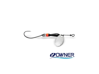 Třpytka Classic Barbless vel.1 - Silver Black/Orange body