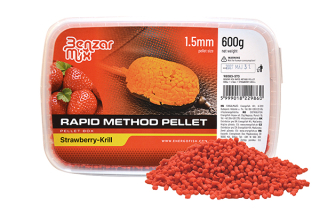 Benzar Mix Rapid Method Pellet 600g 1,5mm - Jahoda-Krill