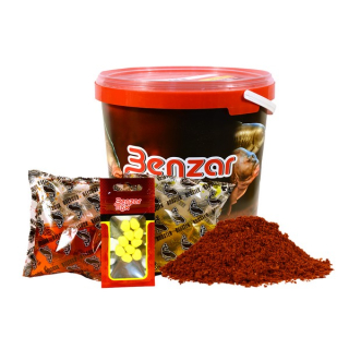 Benzar Mix Krmítková Směs Instnt Groundbait Mix 3 kg + Nástrahy - Kapr